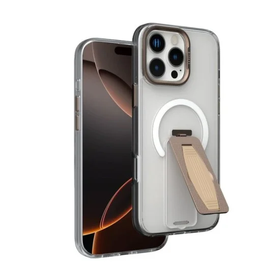 Cover Iphone 16 Pro Max Magsafe Grip Case levelo Morphix - Rose Gold